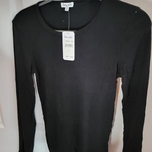 NWT 3 Splendid Women's  Long-Sleeve Crew T-Shirt Top Size Small choose color